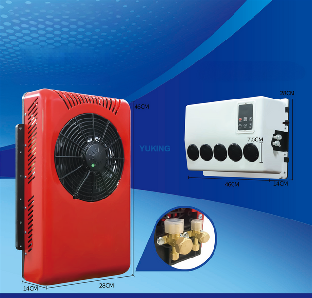 Parking cooler -split 24V for trucks