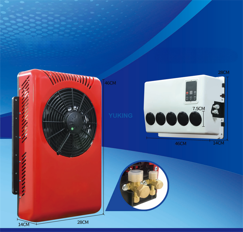 Parking cooler -split 24V for trucks