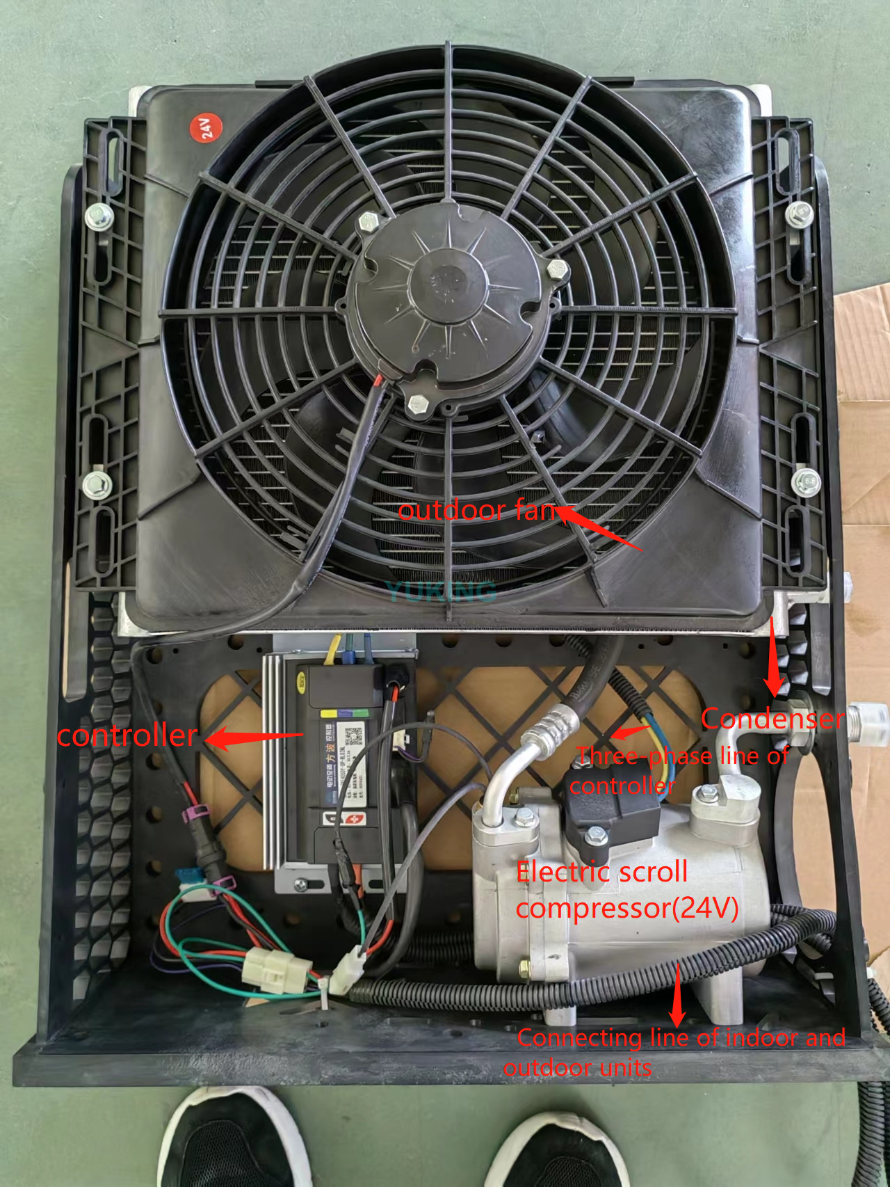 Parking cooler -split 24V